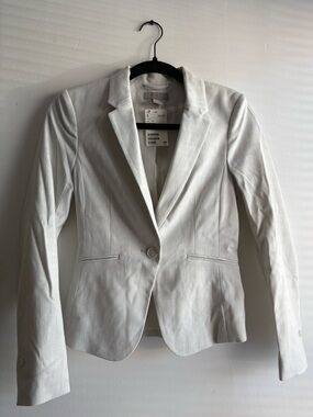 Classic Women's White Blazer